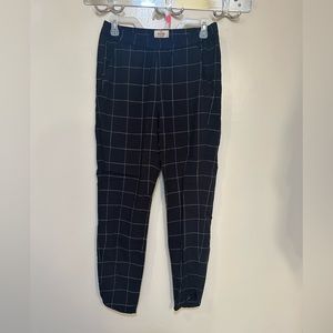Marine Layer Allison Pant in Black Windowpane